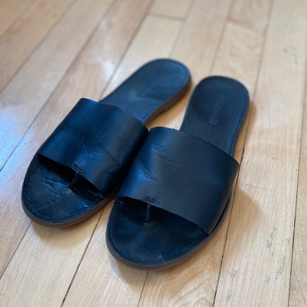 Madewell Boardwalk Post Slide size 8 - Black